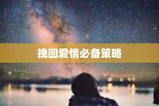 挽回爱情必备策略