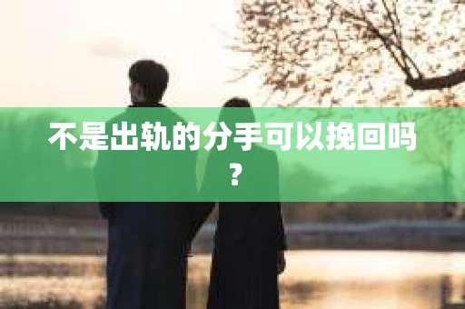 不是出轨的分手可以挽回吗？