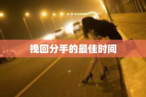 挽回分手的最佳时间