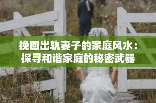 挽回出轨妻子的家庭风水：探寻和谐家庭的秘密武器