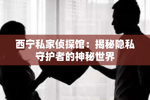 西宁私家侦探馆：揭秘隐私守护者的神秘世界