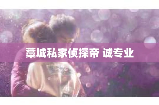 藁城私家侦探帝 诚专业