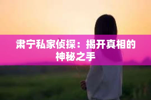 肃宁私家侦探：揭开真相的神秘之手