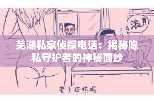 芜湖私家侦探电话：揭秘隐私守护者的神秘面纱