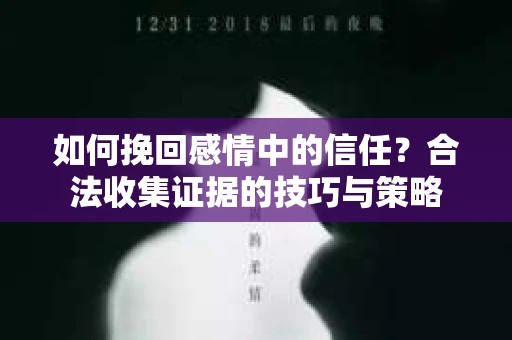 如何挽回感情中的信任？合法收集证据的技巧与策略