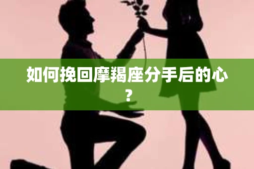 如何挽回摩羯座分手后的心？