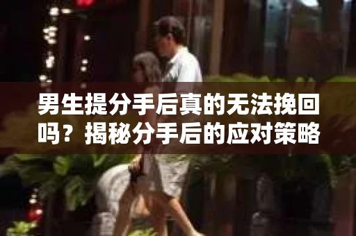 男生提分手后真的无法挽回吗?揭秘分手后的应对策略 男生提分手后真的无法挽回吗?揭秘分手后的应对策略