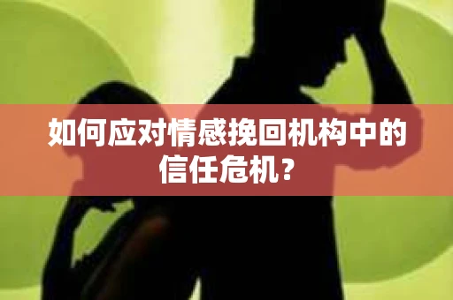 如何应对情感挽回机构中的信任危机？